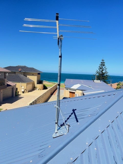 TV antenna installation with ocean views — Rockingham WA