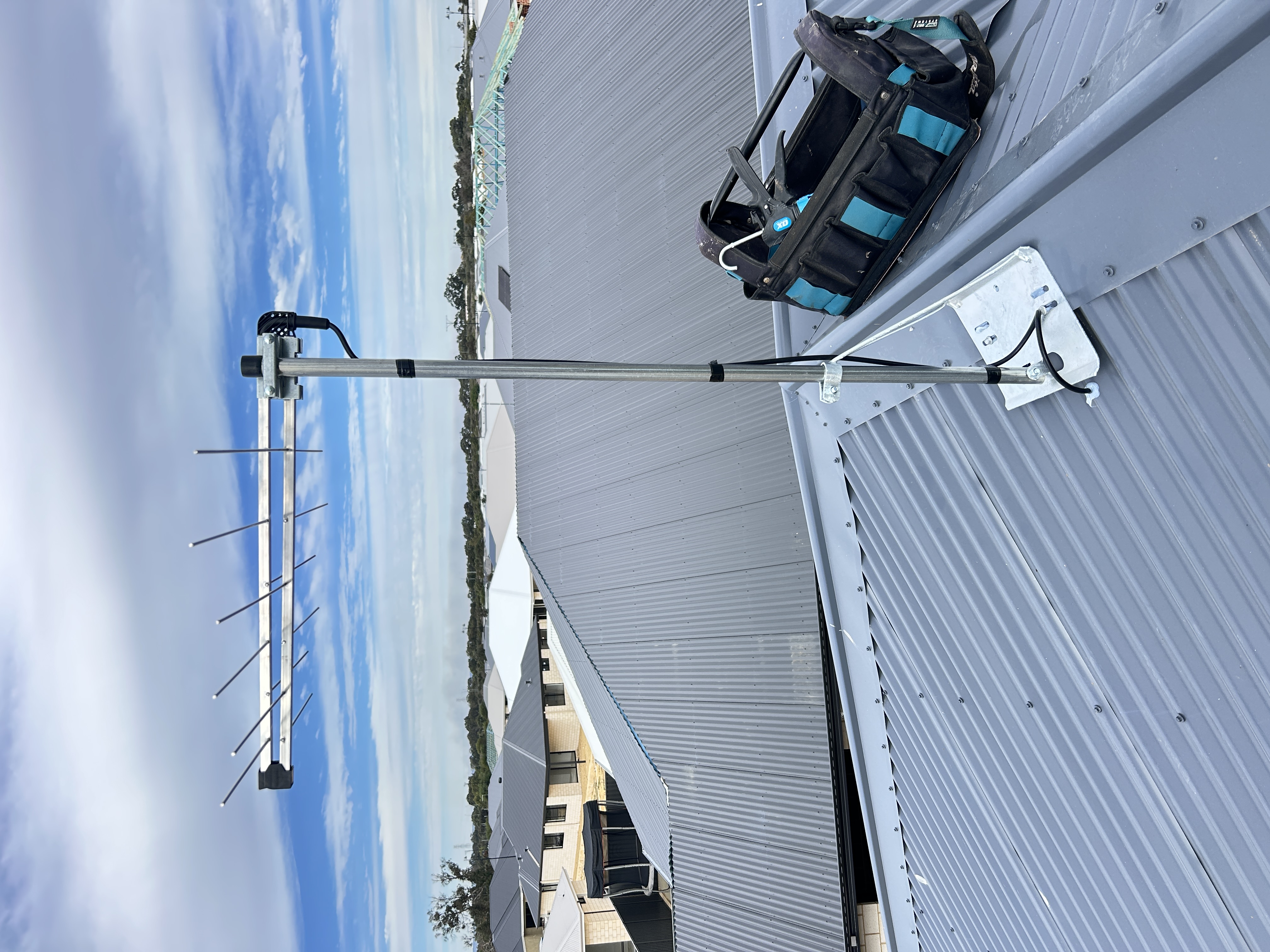 Recent antenna installation job